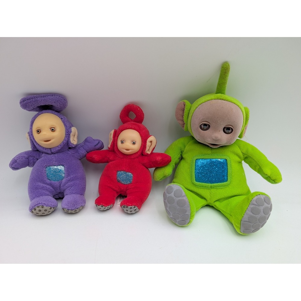 Teletubbies Plush Lot Tinky Winky Po Dipsy Eden Fun 4 All Stuffed Animal Toy